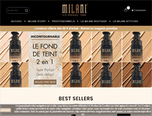 Tablet Screenshot of milani.fr